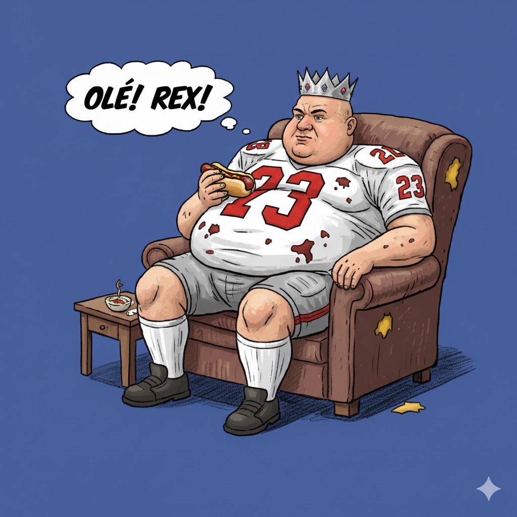 Король Рекс на диване